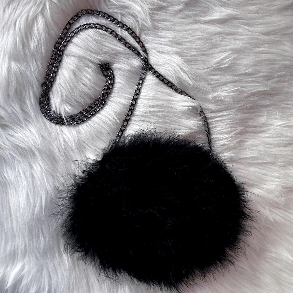 Topshop Turkey Feathered Bag
